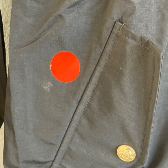 J. Crew Perfect Rain Coat Medium Black Rain Jacket - Picture 8 of 9